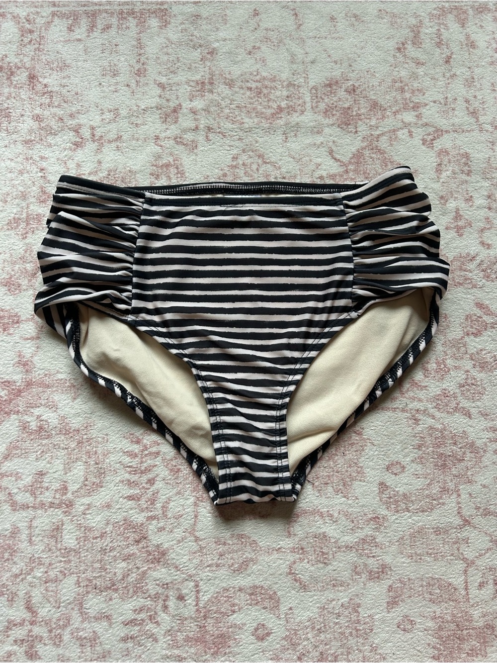 Lime Ricki Striped Swimsuit Bottoms